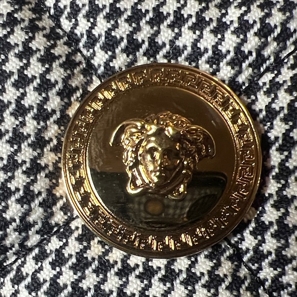 NWT Versace Houndstooth Mini Barrel Bag BRAND NEW - Picture 2 of 16